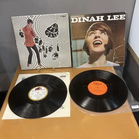 Rare Original LPs - New Zealand Pressings Mr Lee Grant 1967 CSDM6250 & Introducing Dinah Lee VP140 1964