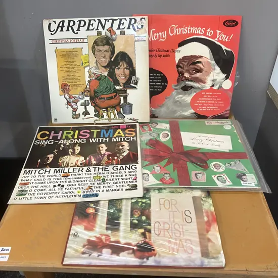 The Carpenters Christmas Portrait LP With Lyrics Sheet NZ 1978 A&M Records L 36720. NM
