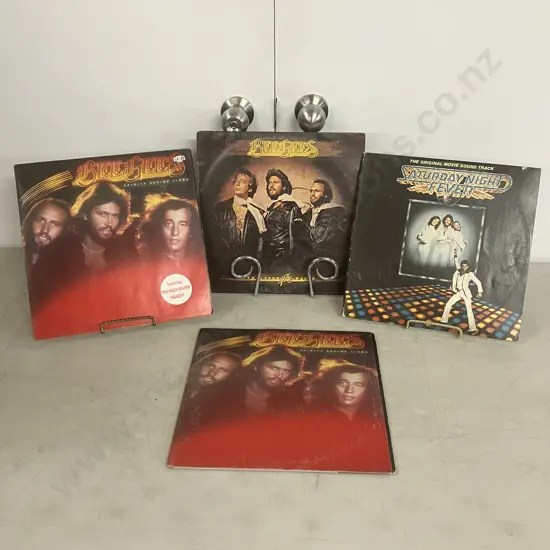 Bee Gees LPs - Children Of The World 2394169, Spirts Having Flown 2394216, Saturday Night Fever 2658123 - RSO Label NZ