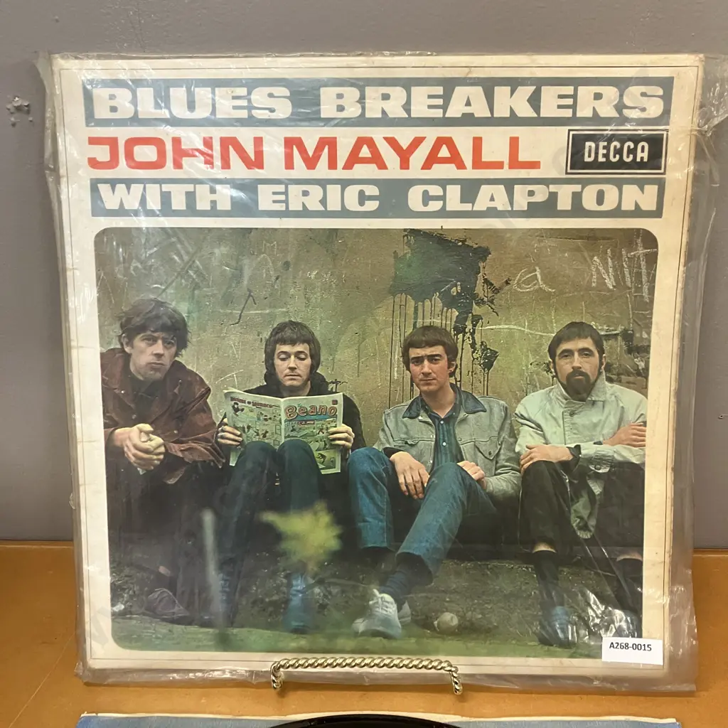 John Mayall With Eric Clapton ‎– Blues Breakers Vinyl LP, Reissue Stereo 1969 UK, Decca ‎– SKL 4804. NM Image 1++