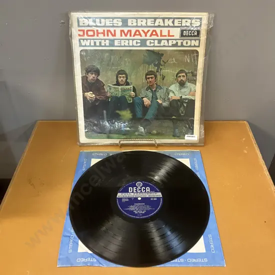 John Mayall With Eric Clapton ‎– Blues Breakers Vinyl LP, Reissue Stereo 1969 UK, Decca ‎– SKL 4804. NM
