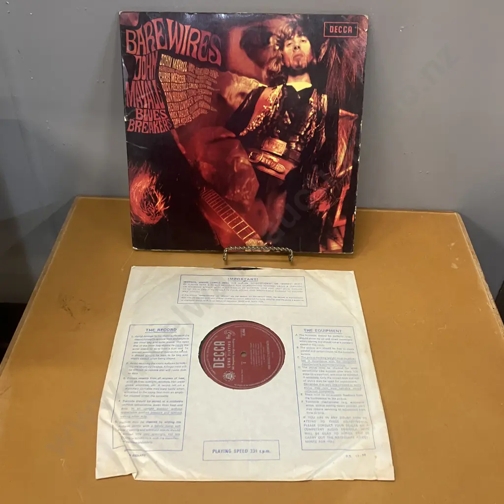 John Mayall LPs - Blues From Laurel Canyon LK4972, Bare Wires SKL4945 & Jazz Blues Fusion 2425 103. NM Image 1++