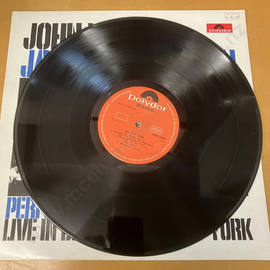 John Mayall LPs - Blues From Laurel Canyon LK4972, Bare Wires SKL4945 & Jazz Blues Fusion 2425 103. NM Image 1++