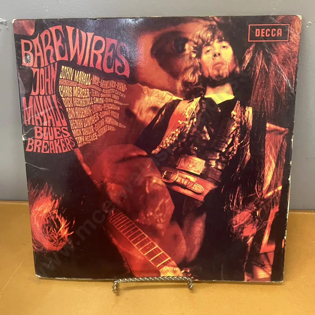 John Mayall LPs - Blues From Laurel Canyon LK4972, Bare Wires SKL4945 & Jazz Blues Fusion 2425 103. NM Image 1++
