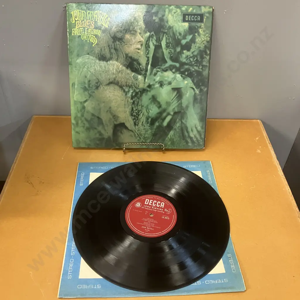 John Mayall LPs - Blues From Laurel Canyon LK4972, Bare Wires SKL4945 & Jazz Blues Fusion 2425 103. NM Image 1++