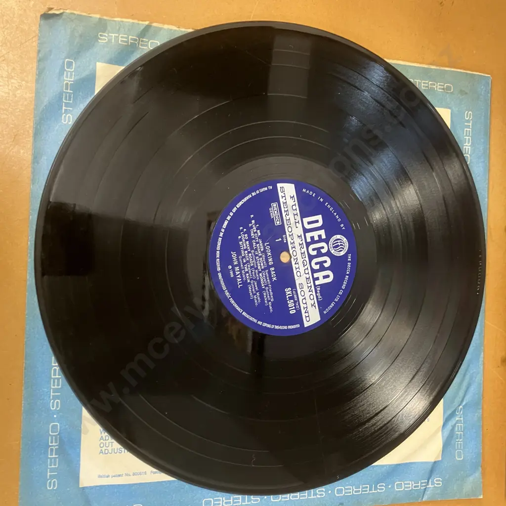 John Mayall And The Bluesbreakers A Hard Road LP 1967 UK Decca SKL4853, Mayalls' Looking Back UK 1969 Decca SKL5010. NM Image 1++