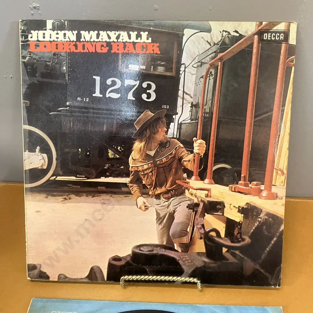 John Mayall And The Bluesbreakers A Hard Road LP 1967 UK Decca SKL4853, Mayalls' Looking Back UK 1969 Decca SKL5010. NM Image 1++
