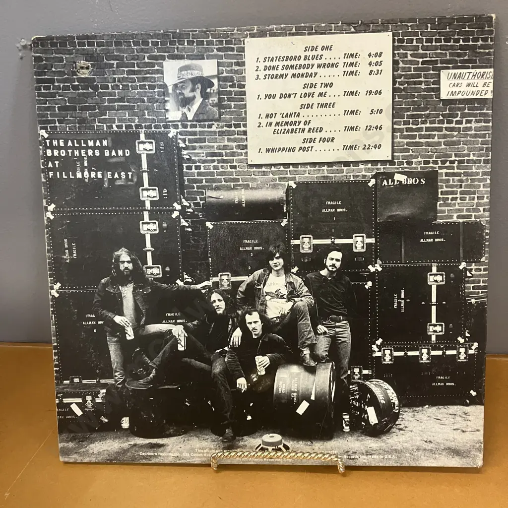 The Allman Brothers Band At Fillmore East - 2 x Vinyl LP 1974 US Capricorn Records – 2CX 0131. VG Image 1++