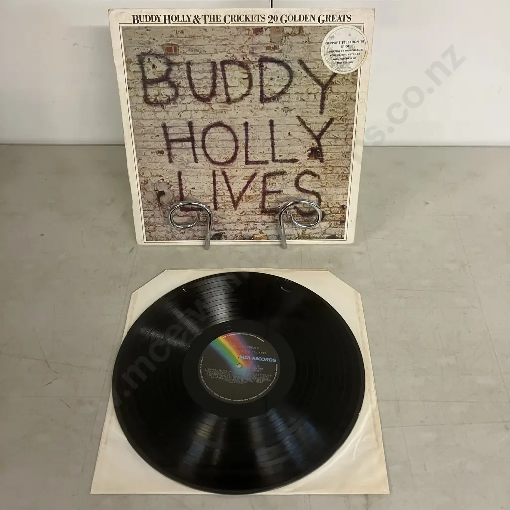 LPs x 10 - Buddy Holly Lives, Everly Bros, Chuck Berry, American Graffiti, Etc Plus Hits Of The 50s & 60s Vol II Boxset Image 1++