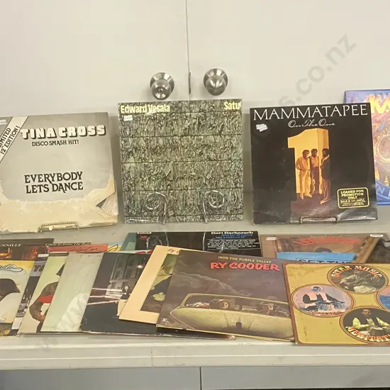 LPs x 20 - Edward Vesala Satu, Mammatapee, Tina Cross, Ry Cooder, Karthago, Etc sold with -035