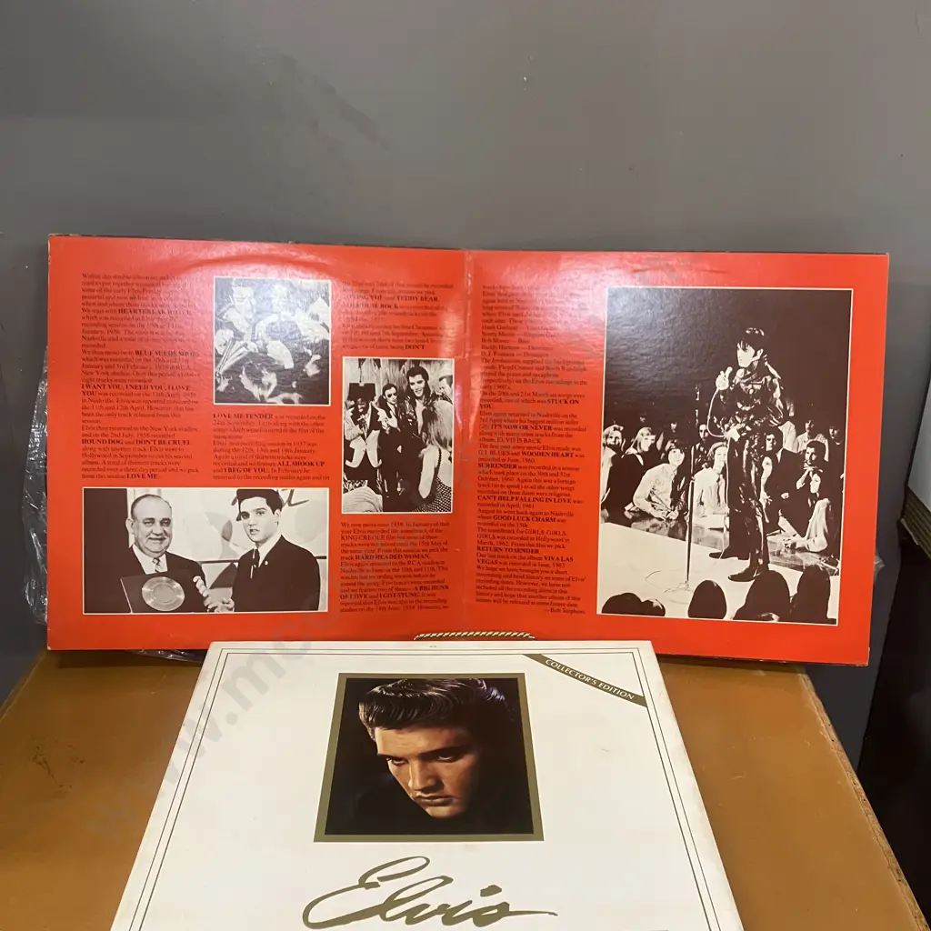 Rare Elvis The Legend Lives On (7LP Box Set) 1988 Reader's Digest, Rock'N'On 2 x Vinyl LP & 100 Super Rocks 7LP Box Set Image 1++