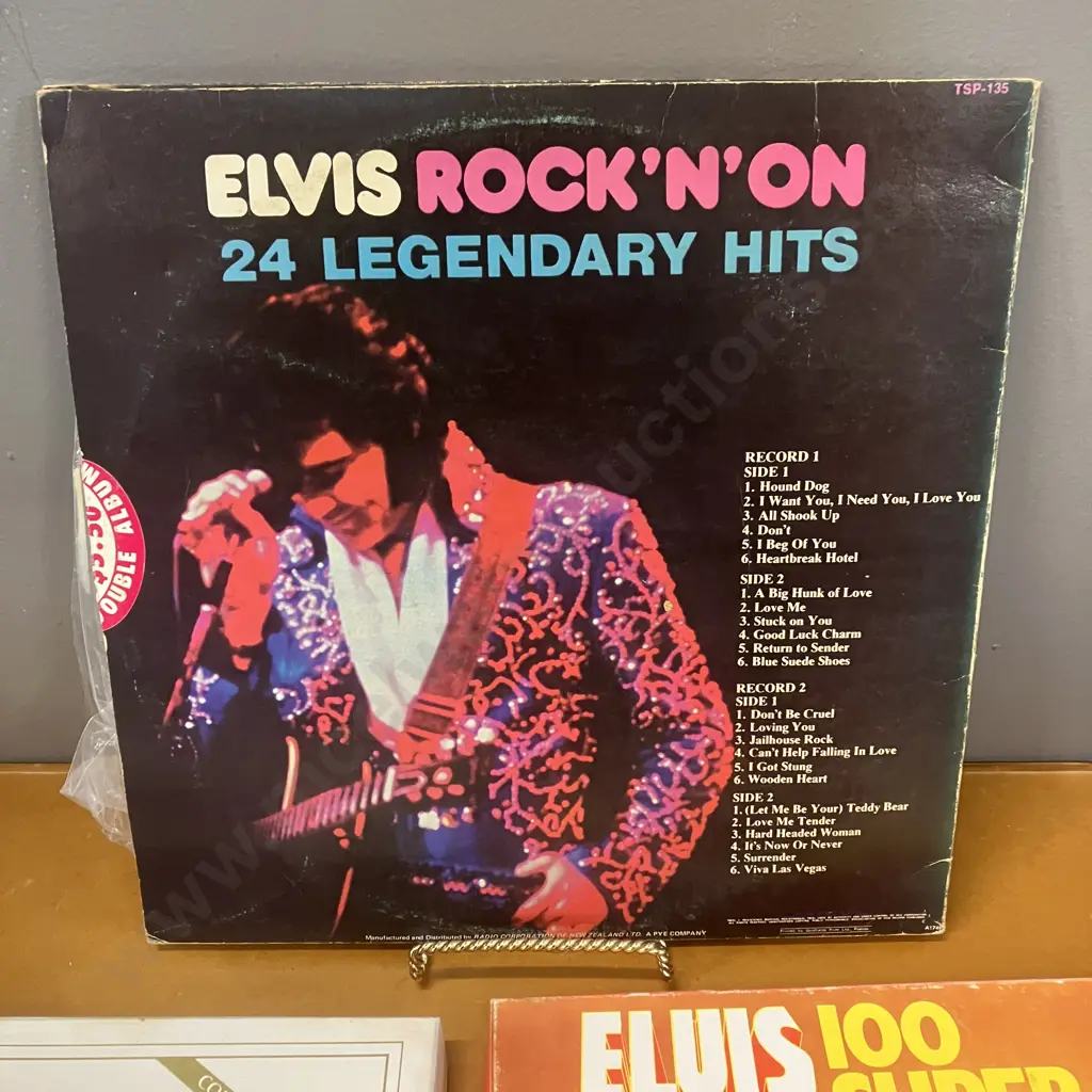 Rare Elvis The Legend Lives On (7LP Box Set) 1988 Reader's Digest, Rock'N'On 2 x Vinyl LP & 100 Super Rocks 7LP Box Set Image 1++