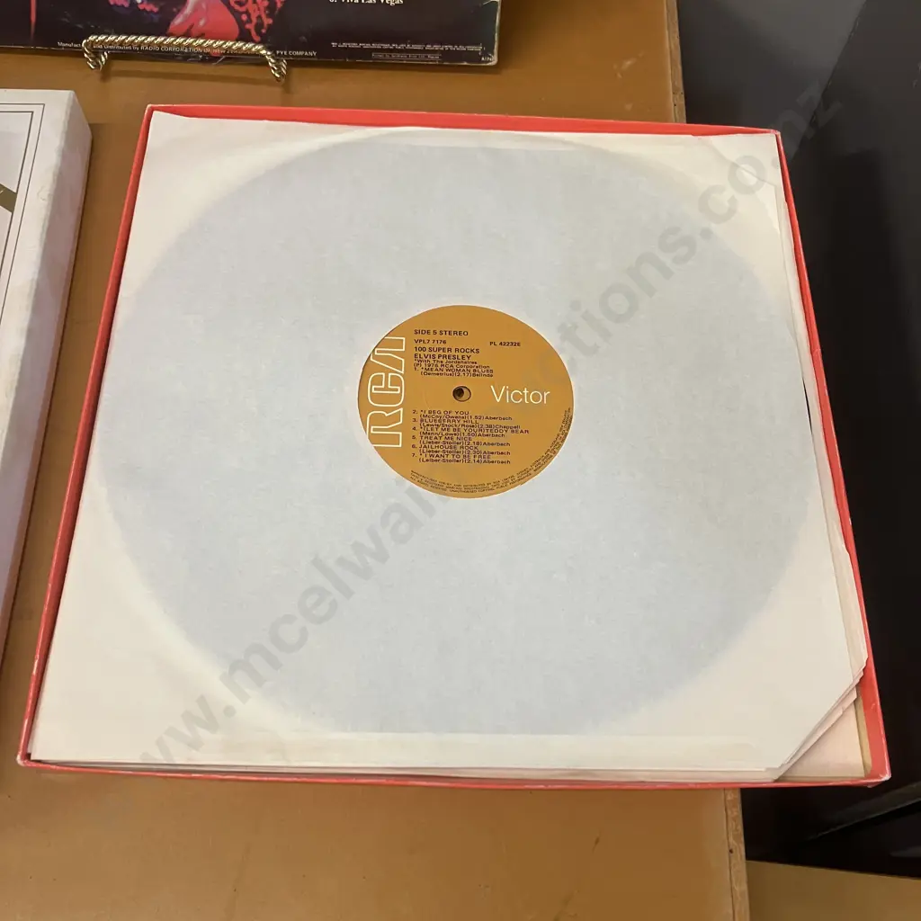 Rare Elvis The Legend Lives On (7LP Box Set) 1988 Reader's Digest, Rock'N'On 2 x Vinyl LP & 100 Super Rocks 7LP Box Set Image 1++