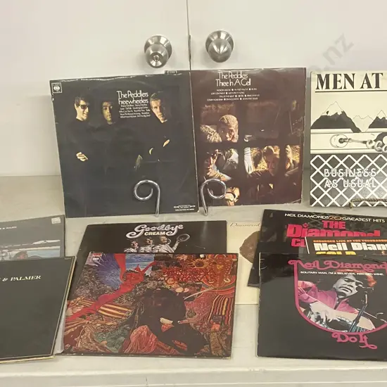 LPs x 11 - The Peddlers, Neil Diamond, Cream, Men At Work, Santana, Emerson Lake & Palmer Etc