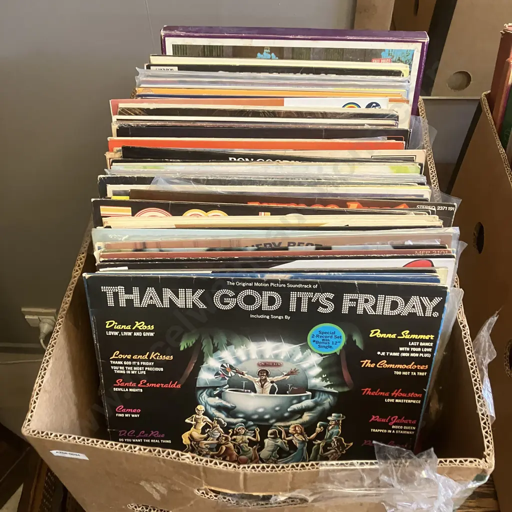 Box Lot Assorted LPs Image 1++