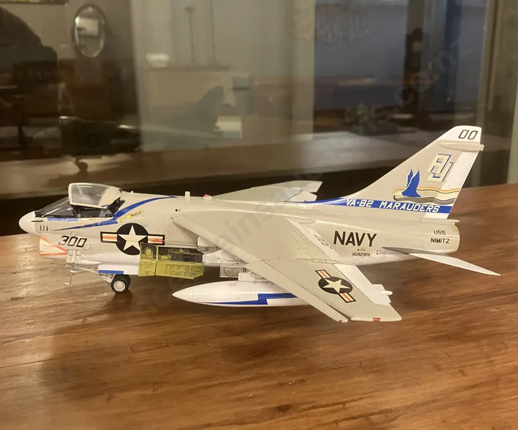 1:48 US Navy A-7E Corsair ll VA-82 Marauders, AJ300 USS Nimitz Image 1++