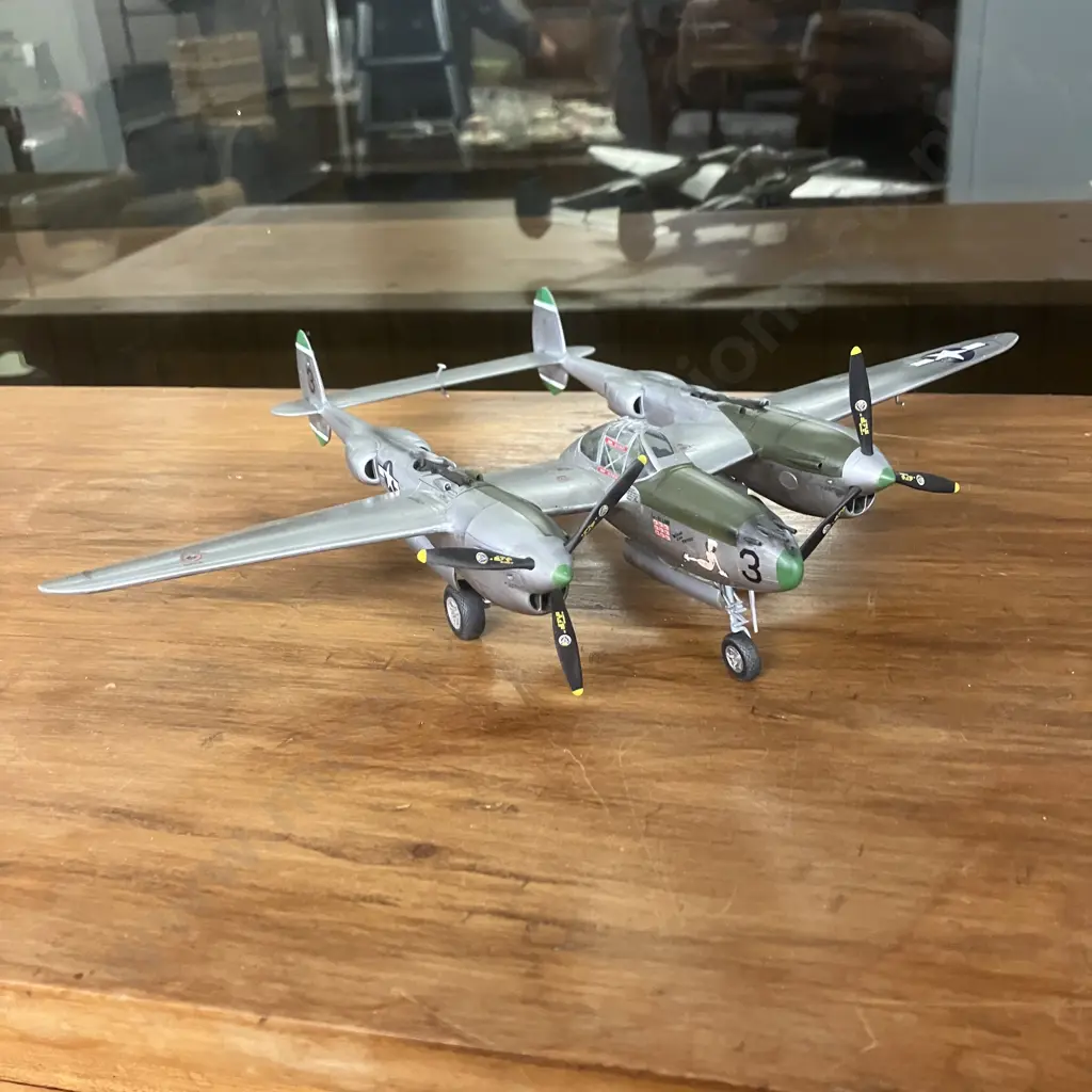 1:48 Lockheed P38-J Lightning - 'Windy City Ruthie', Lt. Kenneth G. Ladd (KIA 10/14/44, 12 kills) 380th FS 8th FG Image 1++