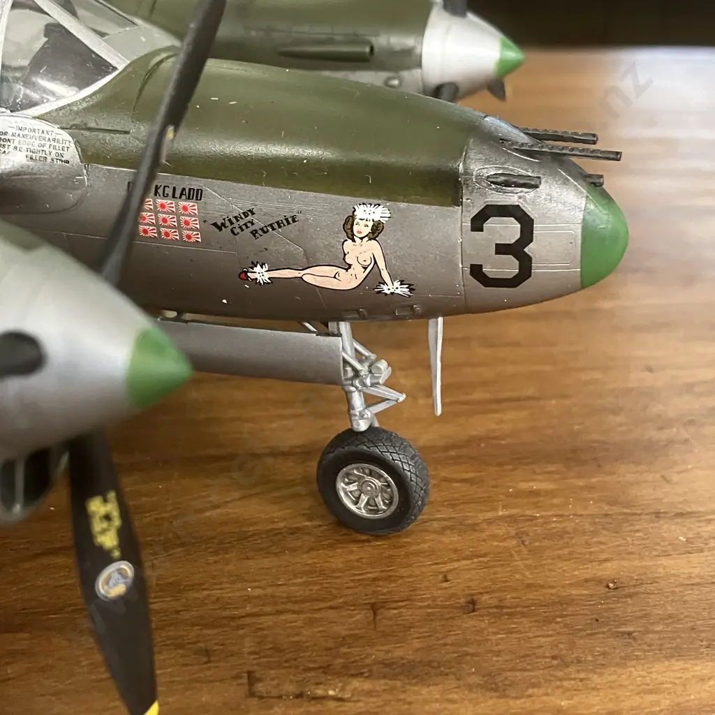 1:48 Lockheed P38-J Lightning - 'Windy City Ruthie', Lt. Kenneth G. Ladd (KIA 10/14/44, 12 kills) 380th FS 8th FG Image 1++