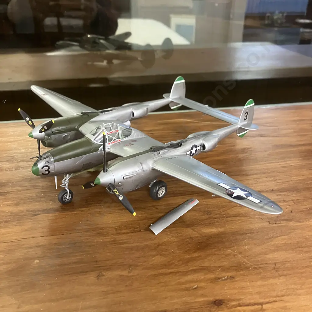 1:48 Lockheed P38-J Lightning - 'Windy City Ruthie', Lt. Kenneth G. Ladd (KIA 10/14/44, 12 kills) 380th FS 8th FG Image 1++