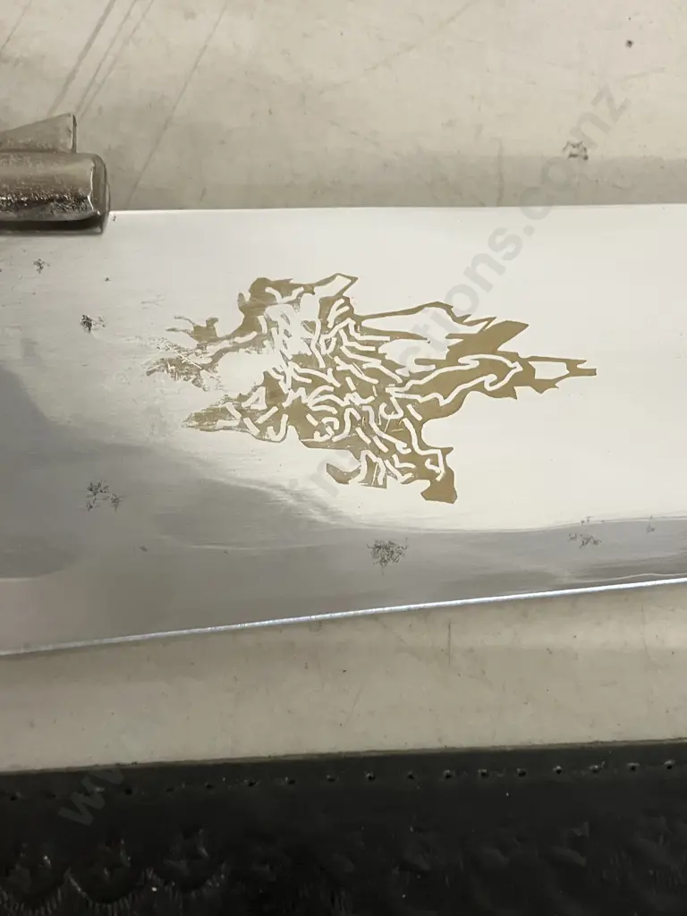 Final Fantasy Vlll Squall's Gunblade Revolver Sword With Leather Sheath. L104cm Image 1++