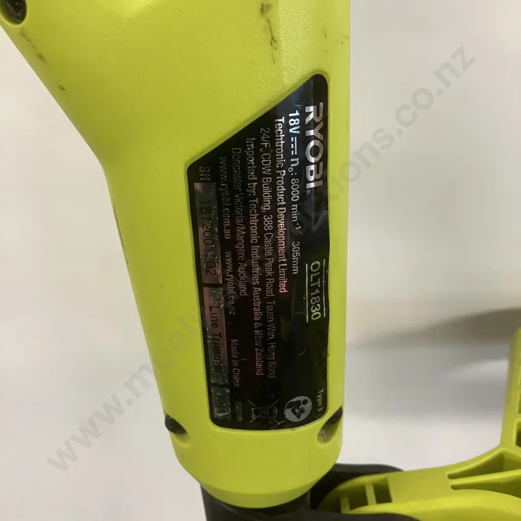 Ryobi 18V Cordless Line Trimmer OLT1830 - Tool Only Image 1++