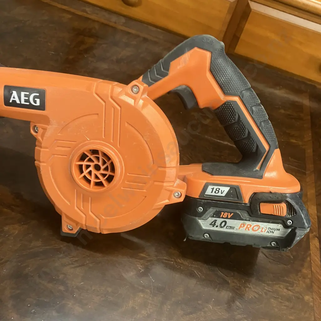 AEG GM18EX2 18V Cordless Blower With 4.0Ah Battery (No Charger) Image 1++