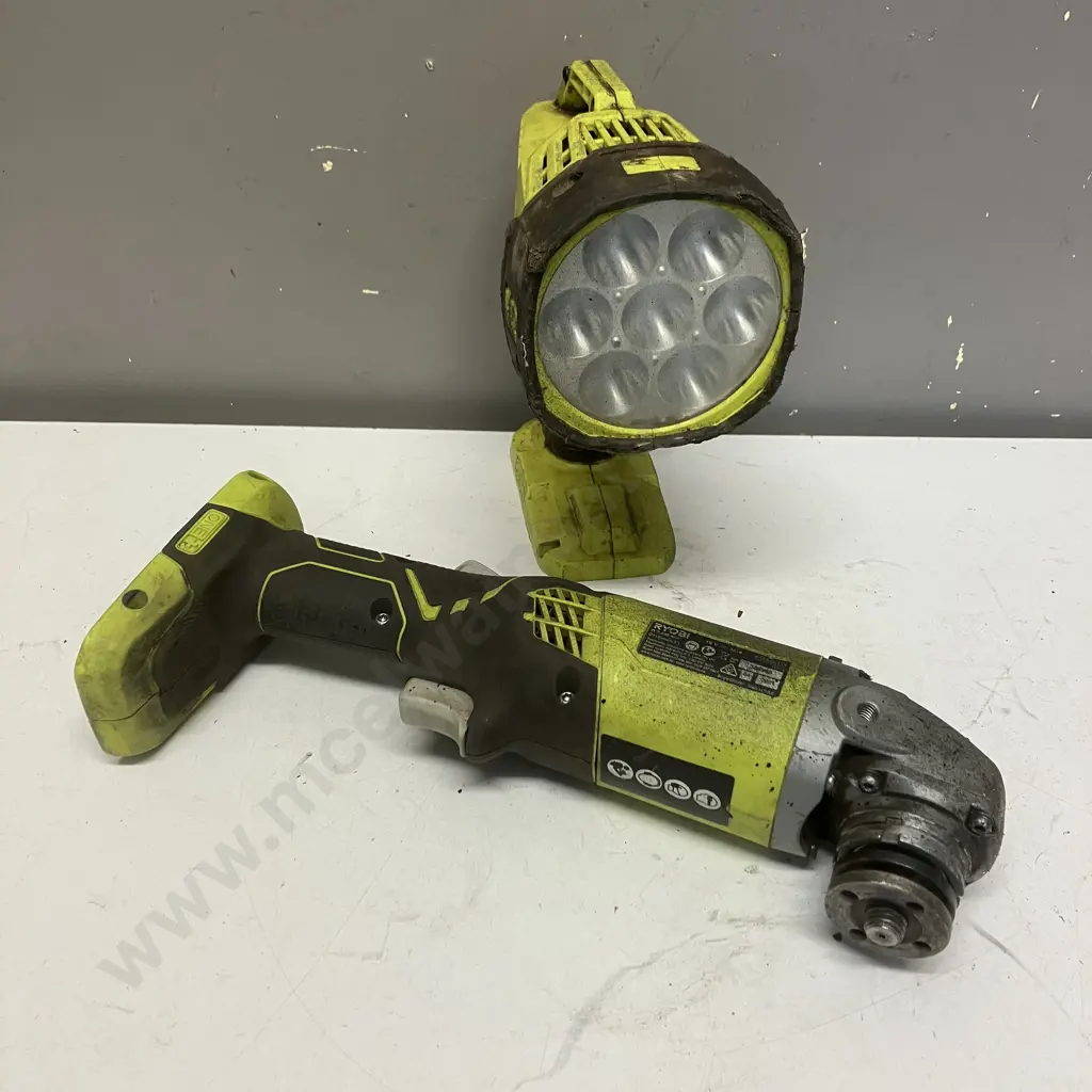 Ryobi 18V Angle Grinder Skin & Ryobi Torch Skin (Switch Gone) Image 1++
