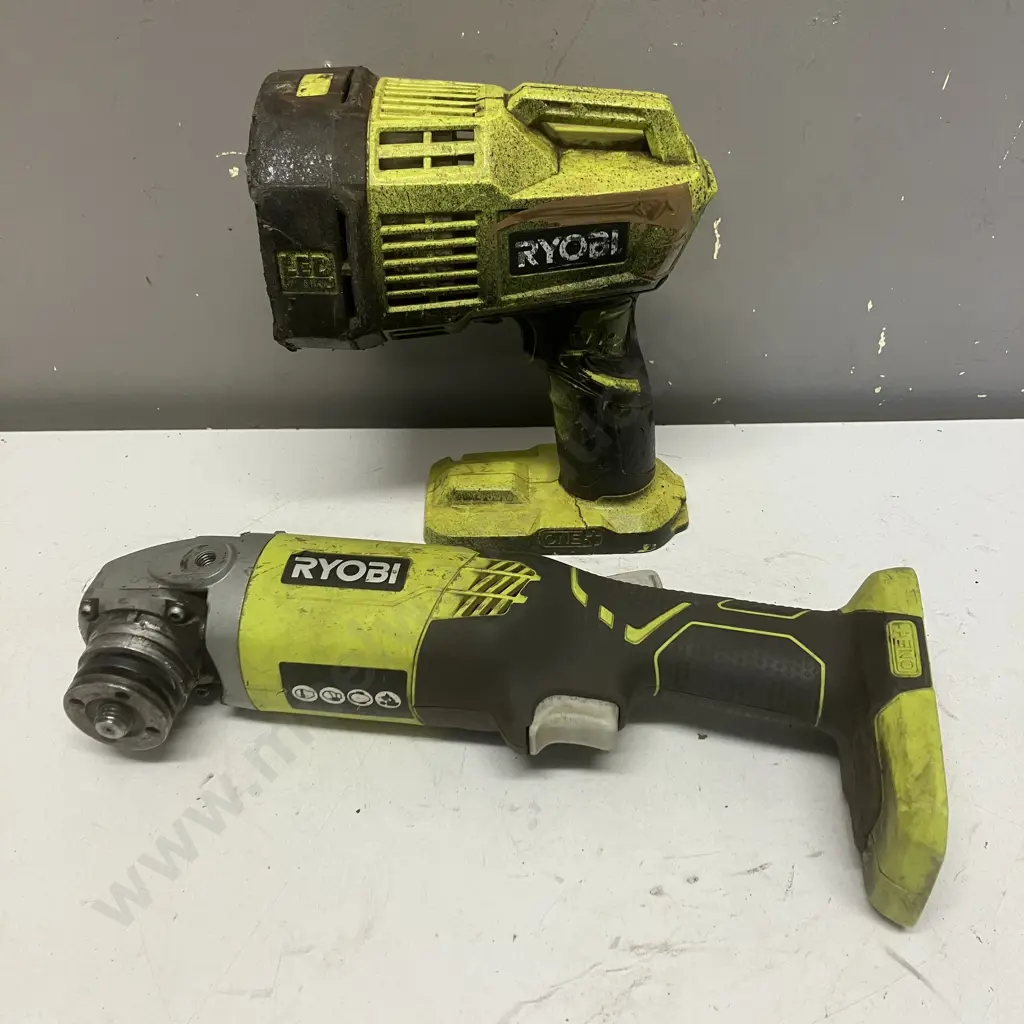 Ryobi 18V Angle Grinder Skin & Ryobi Torch Skin (Switch Gone) Image 1++