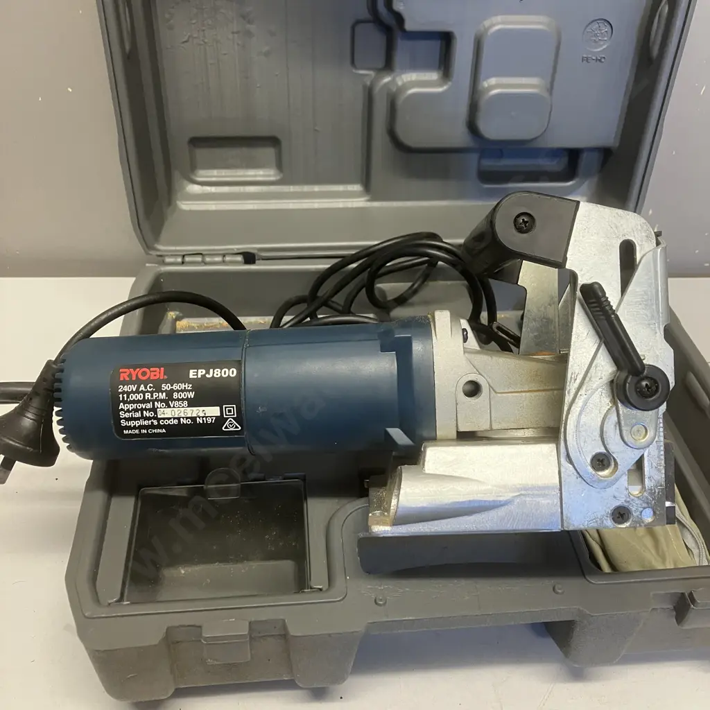 Ryobi Biscuit Jointer EPJ800 In Moulded Case Image 1++