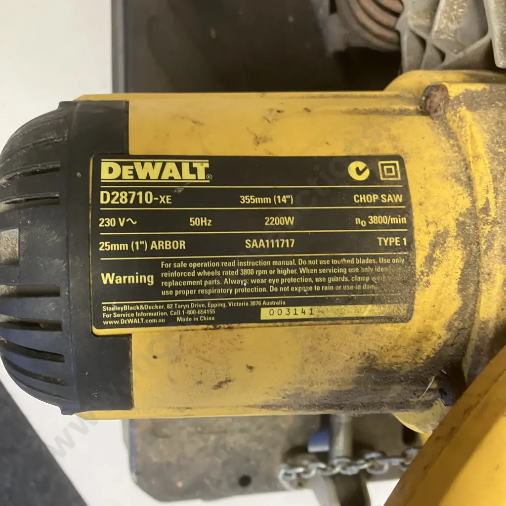 DeWalt D28710-XE 355mm Chop Saw Image 1++