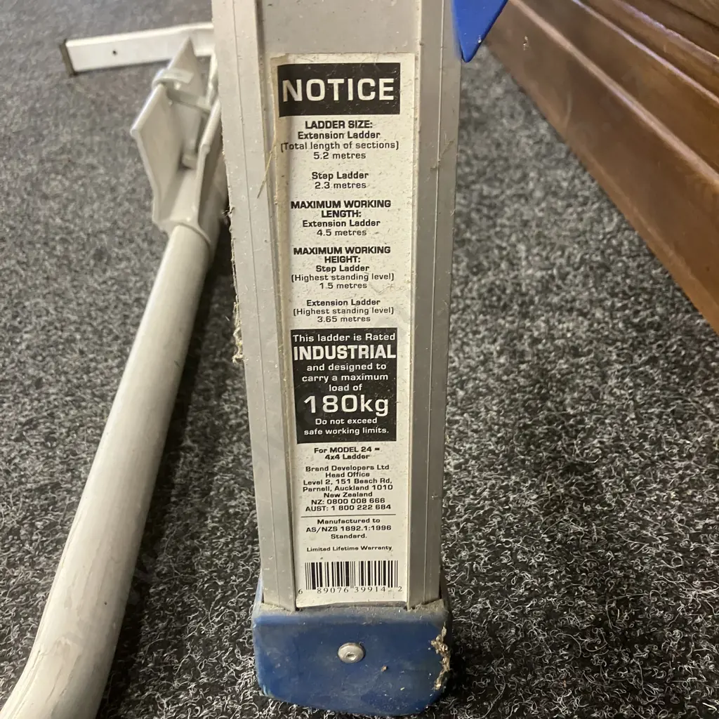 Transforma Ladder Wall Standoff (Models T24 & T33) & Pair of 125cm Ladders (For Model 24 - 4x4 Ladder) Image 1++