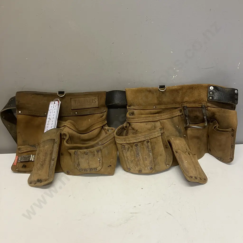 Taurus Leather Tool Belt With Folding Ruler Image 1++