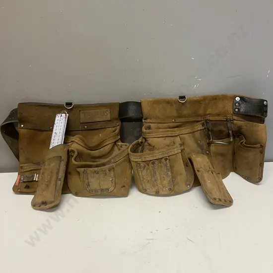 Taurus Leather Tool Belt With Folding Ruler
