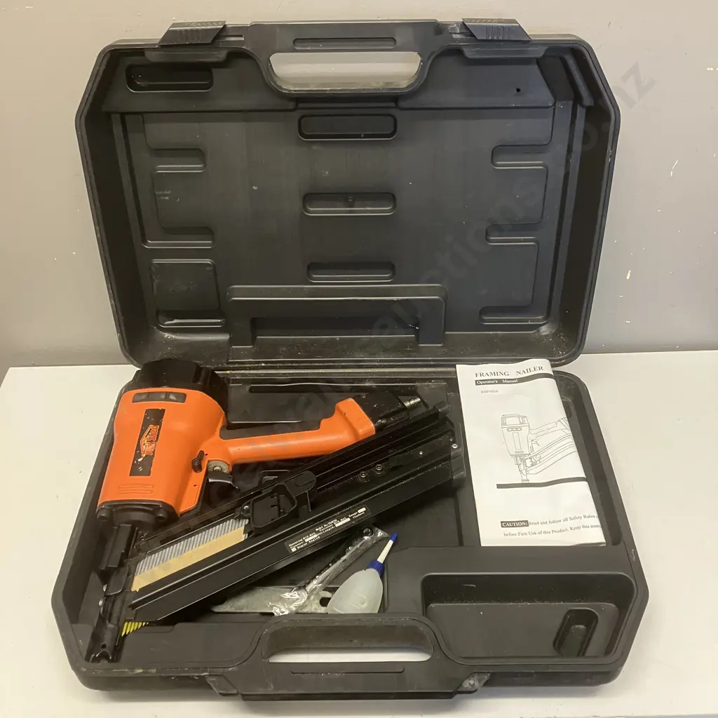 ToolShed RHF9034 Airframing Nailer With Manual In Moulded Case Image 1++