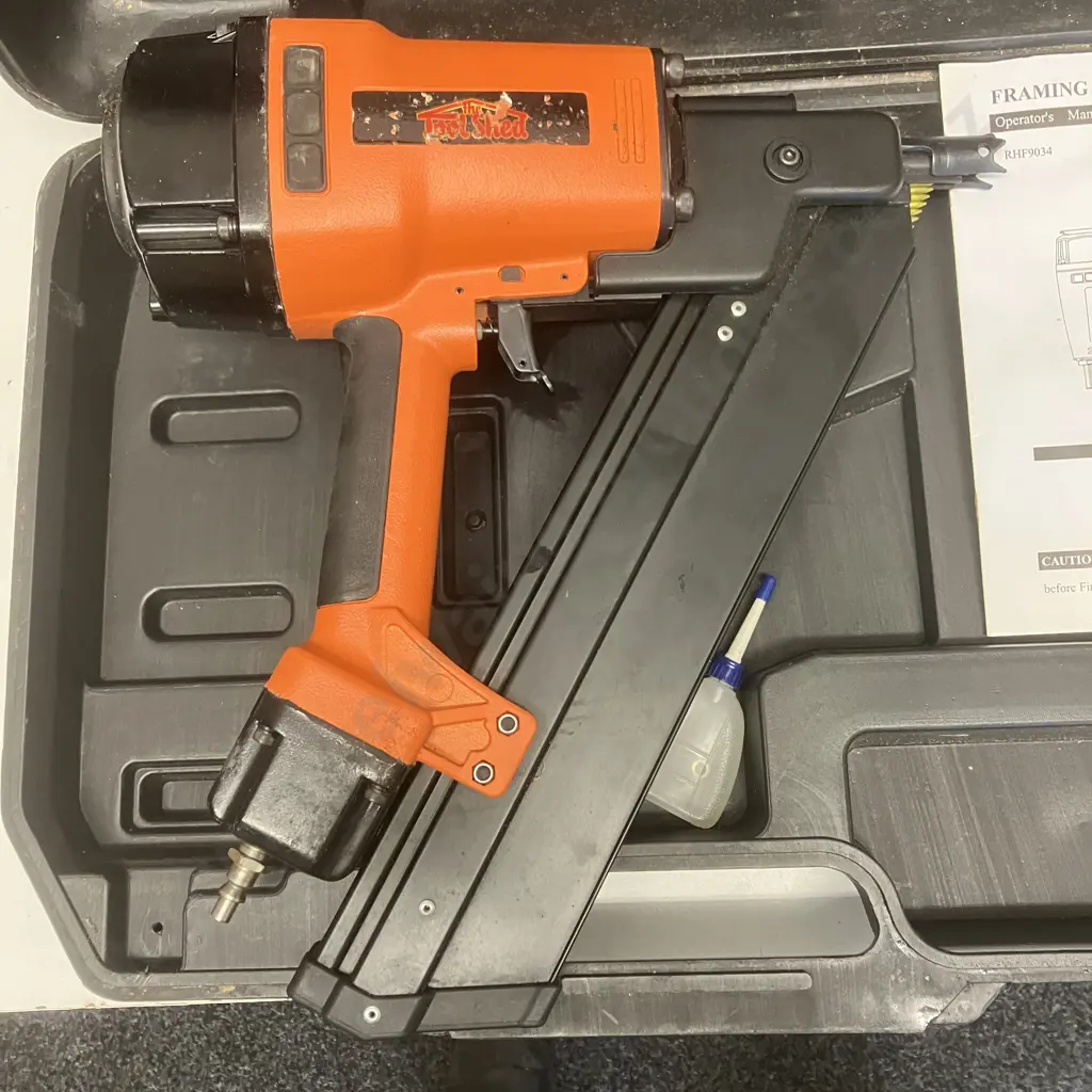 ToolShed RHF9034 Airframing Nailer With Manual In Moulded Case Image 1++