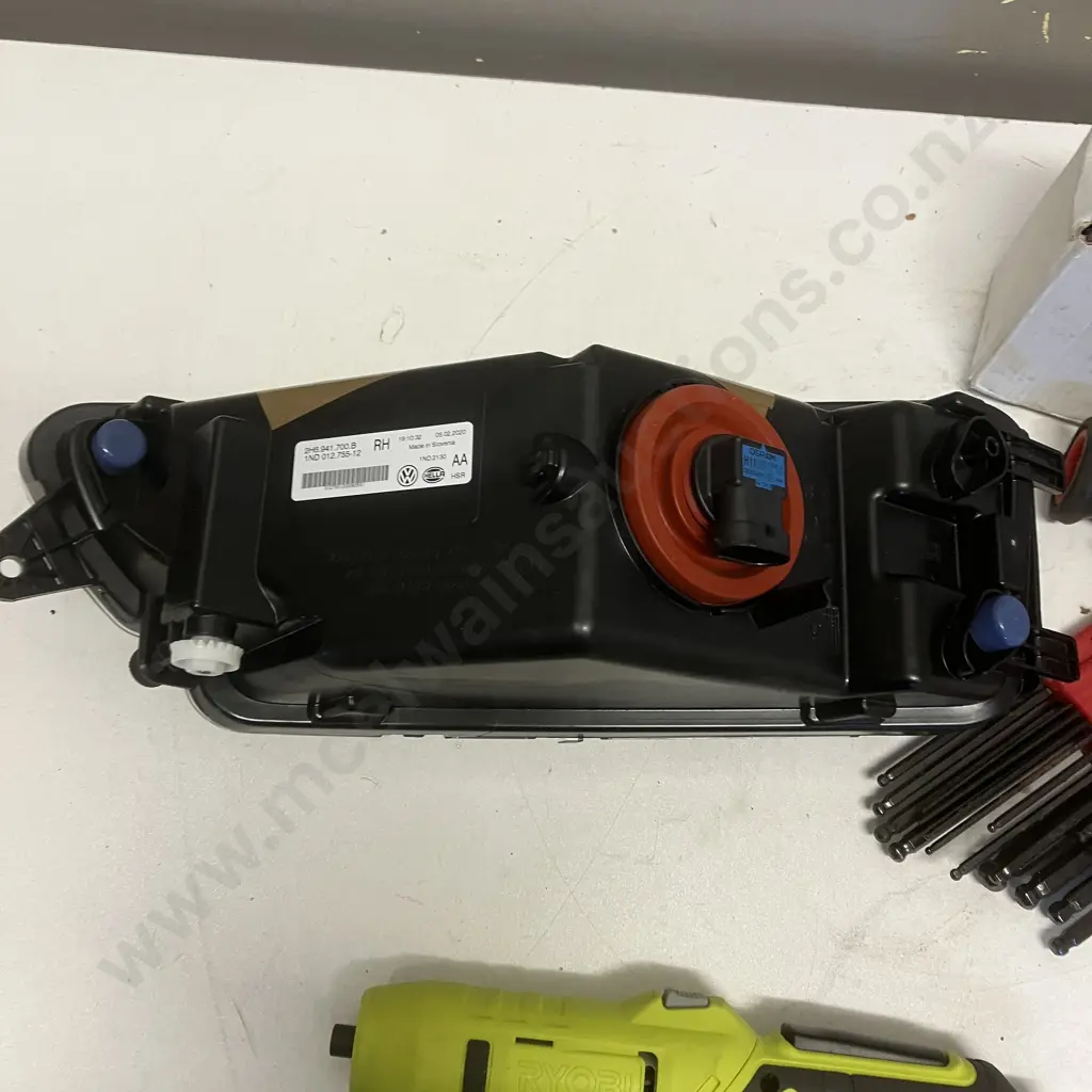 Volkswagen Headlight, Ryobi Screwdriver, Assorted Sockets, Allen Keys Etc Image 1++