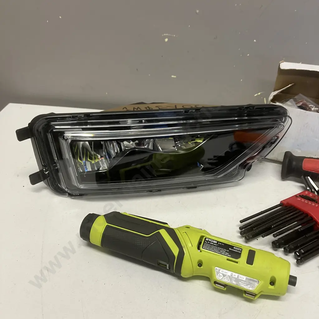 Volkswagen Headlight, Ryobi Screwdriver, Assorted Sockets, Allen Keys Etc Image 1++
