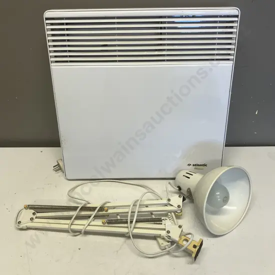 Equipoise Lamp & Atlantic Electronic Wall Heater