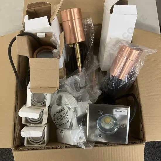 Box Lot Assorted Spotlights