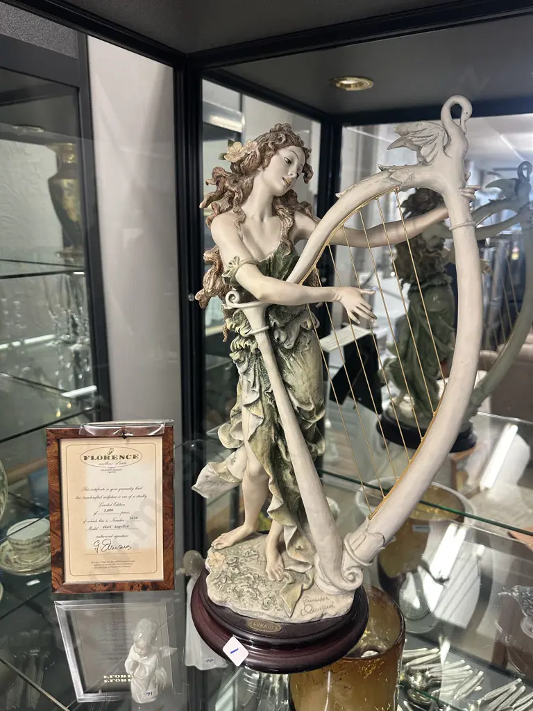 Giuseppe Armani (Italy) ANGELICA Sculpture 484C Limited Edition 1634 /5000, Height 48cm, With COA & Original Box Image 1++