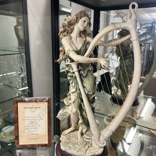 Giuseppe Armani (Italy) ANGELICA Sculpture 484C Limited Edition 1634 /5000, Height 48cm, With COA & Original Box