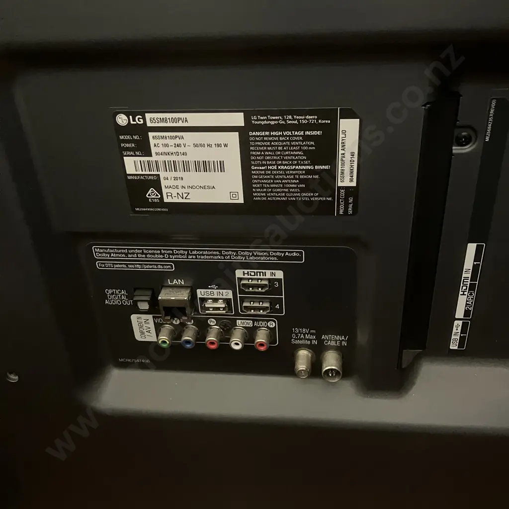 LG 65" Super UHD 4K TV Model 65SM8100PVA With Remote Control Image 1++