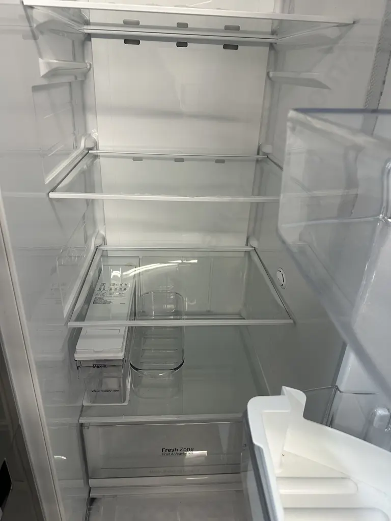 LG 668L Side by Side Fridge Freezer GS-L668PNL Non-Plumbed Ice & Water Dispenser, Stainless Steel Image 1++