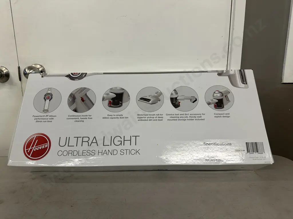 Vacuum Cleaner - Hoover Ultra Light Cordless Hand Stick With Original Box Image 1++
