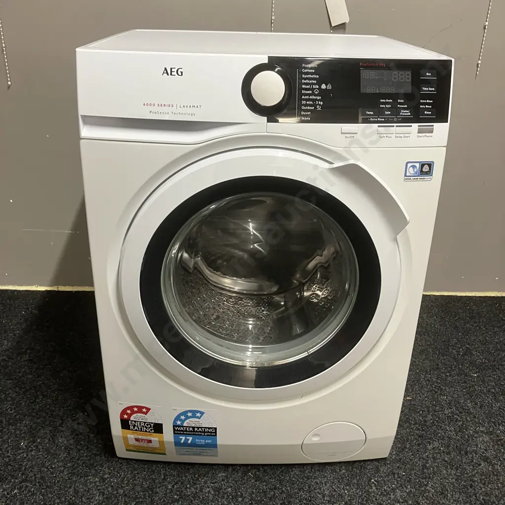 AEG 8kg White 6000 Series Front Load Washer - LF6E8431A Image 1++