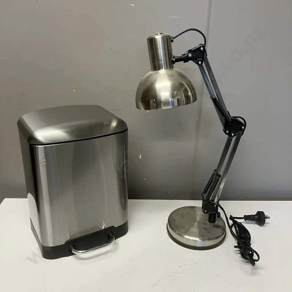 Mercator Brava Desk Lamp & Waste Bin Image 1++