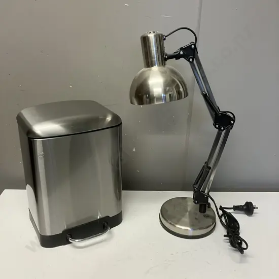 Mercator Brava Desk Lamp & Waste Bin