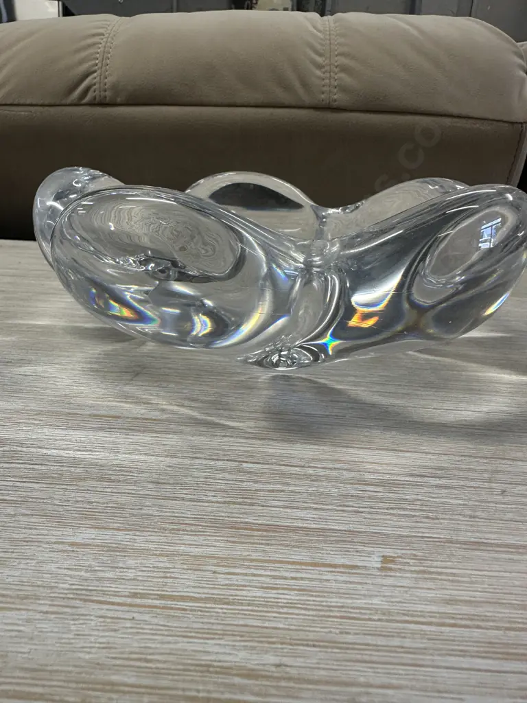 Vintage Heavy Scalloped Dish H8,Dia22cm. Image 1++