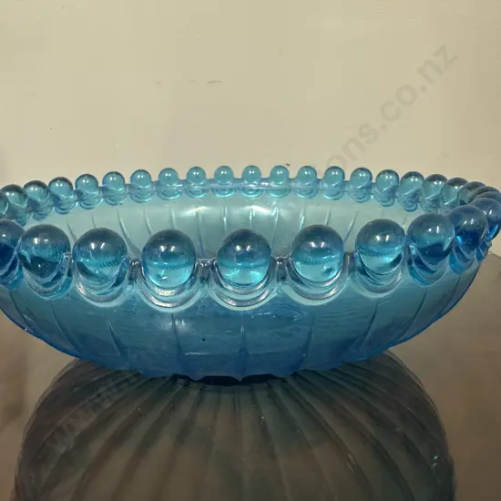 Vintage Round Blue H10,Dia30cm.