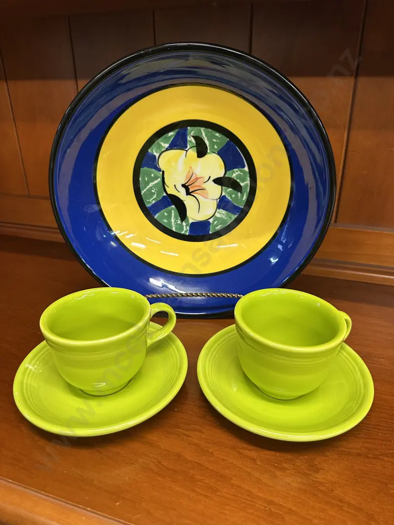 Homer Laughlin China & Co, Fiesta Duos & Pacific NZ Bowl Image 1++